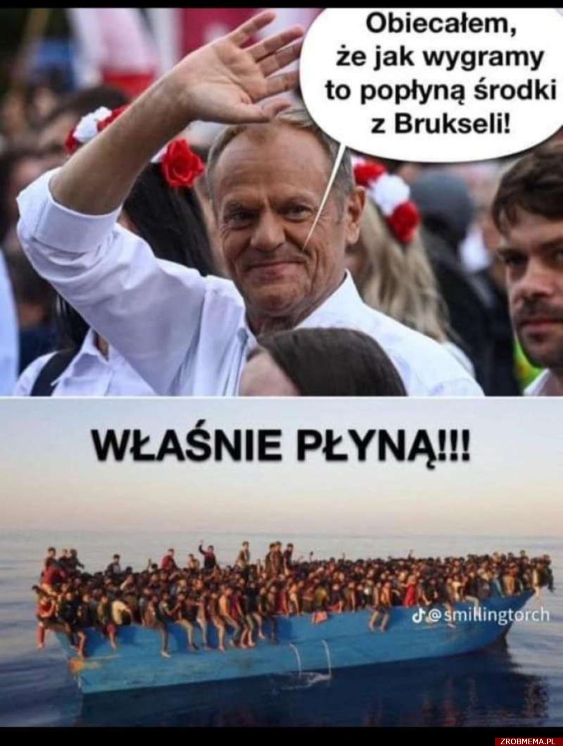 Tusk: Obiecałem, że jak wygram to popłyną środki z Brukseli