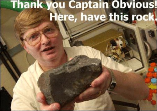 Thank You Captain Obvious Meme