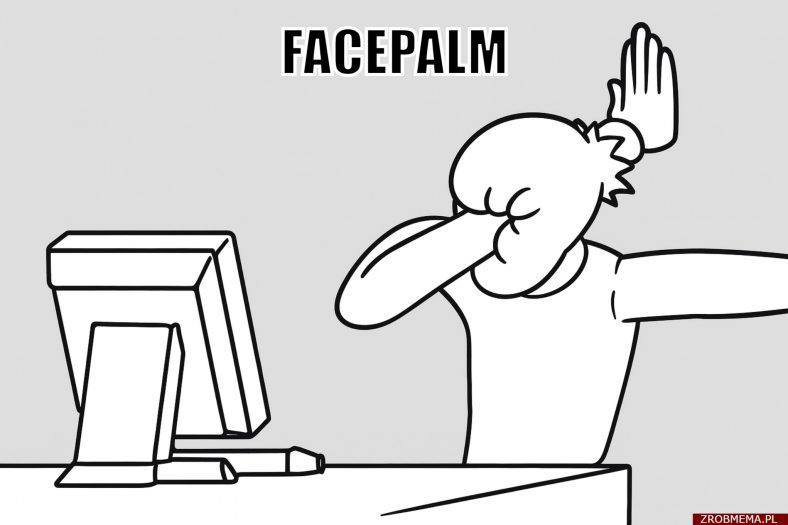 Facepalm meme