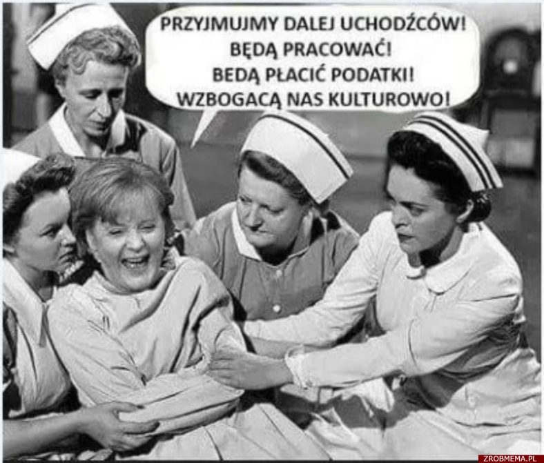 Meme Merkel w psychiatryku