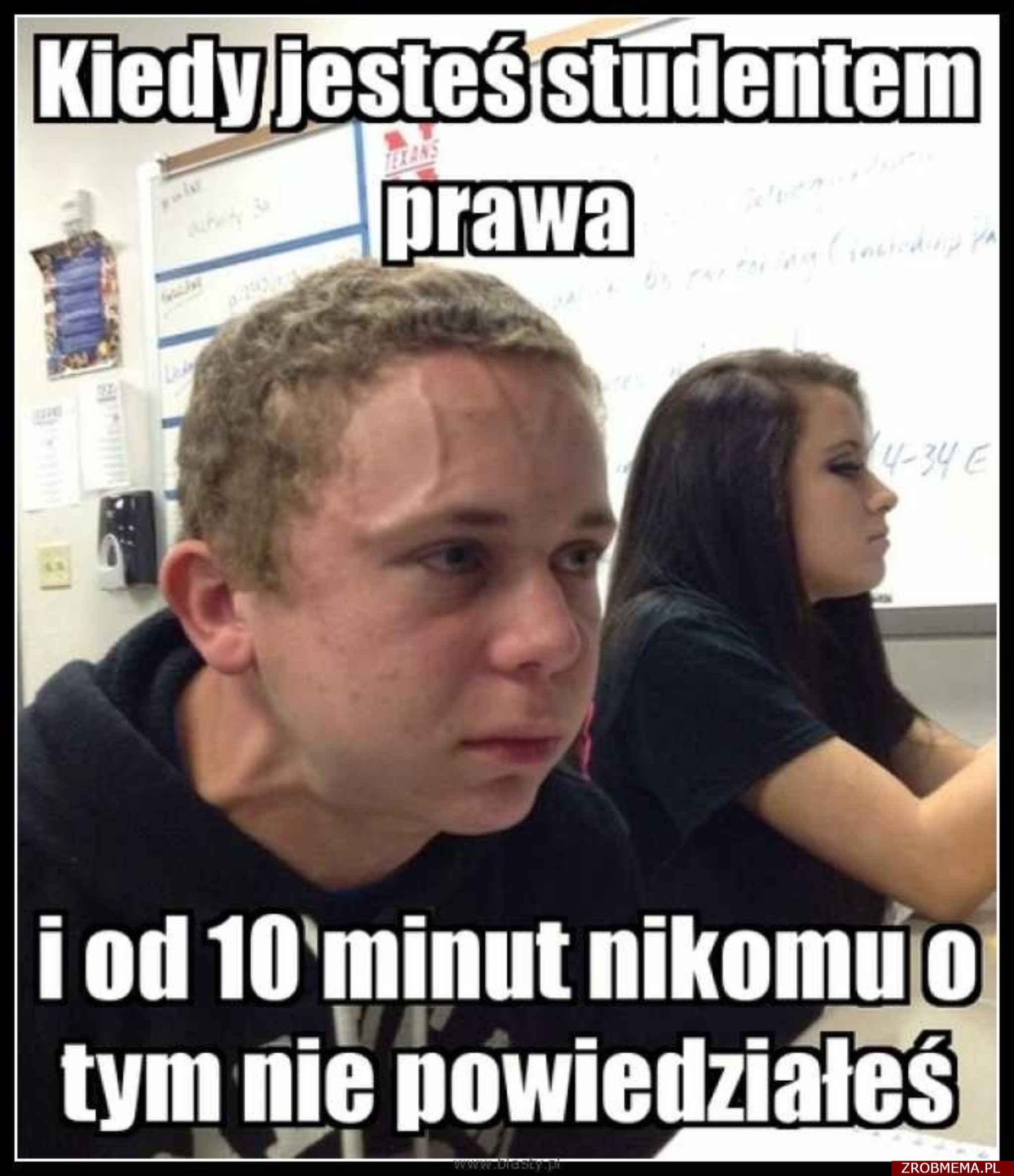 Kiedy jesteś studentem prawa i od 10 minut nikomu o tym nie powiedziałeś