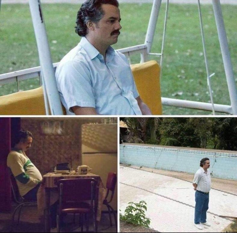 Pablo Escobar Waiting - meme template